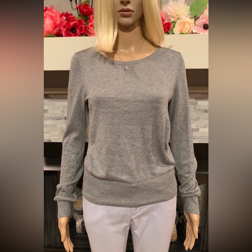H&M glitter sparkly long sleeve Sweater size medium